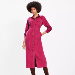 LOFT Corduroy Loft Dress